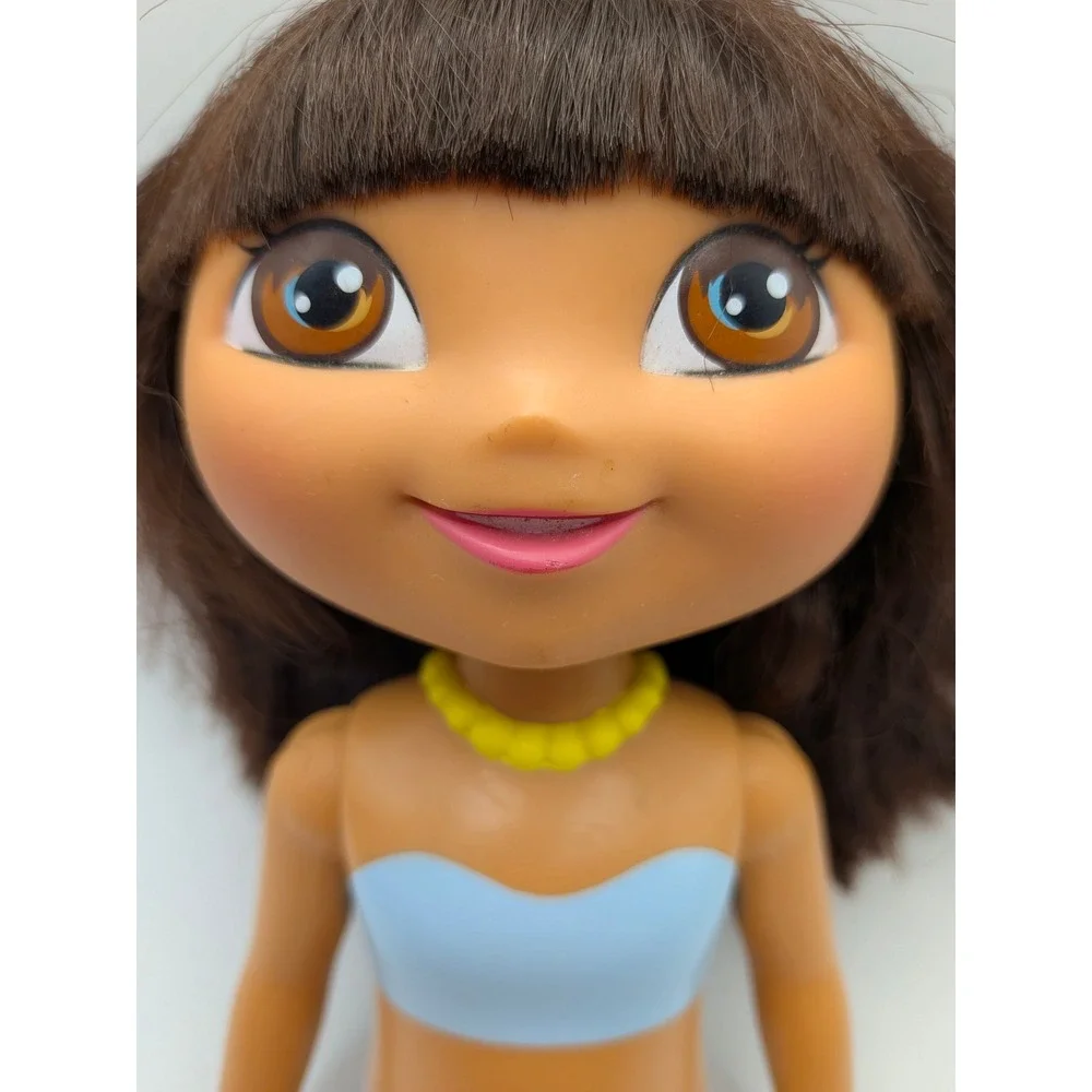 Y2K Dora Prance And Fly Doll Figure Plush Blue Dress Key Pink Crown Vtg 2008‎